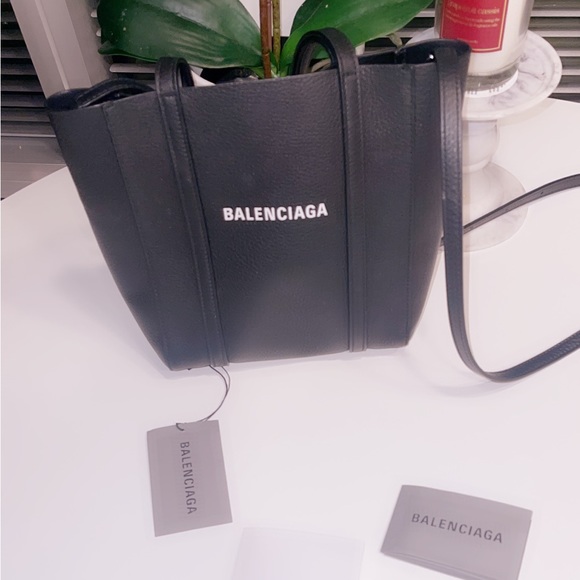 BALENCIAGA Calfskin Logo Tote - Picture 12 of 15